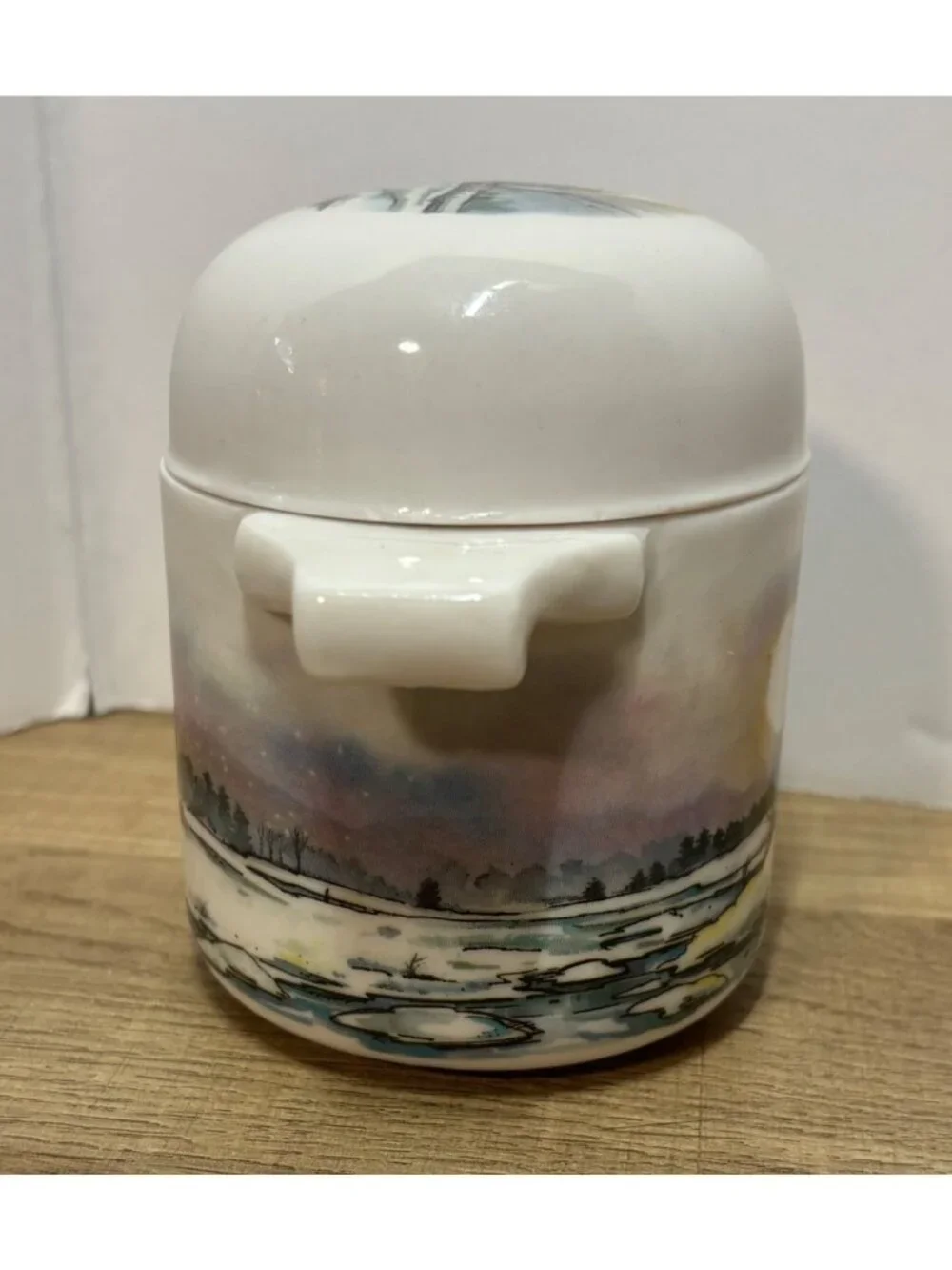 Bone China Candle Made For Shaklee Corporation Made in Taiwan Vintage 1980s